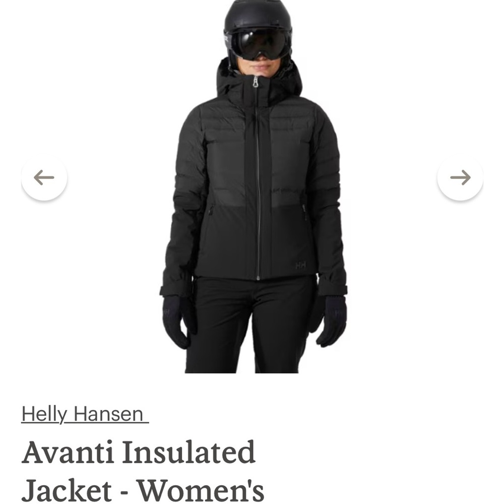Helly Hansen Women’s Avanti jacket size Small in black - Picture 3 of 7
